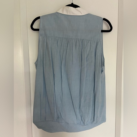 Band of Outsiders blue denim collared shirt M - Picture 3 of 3